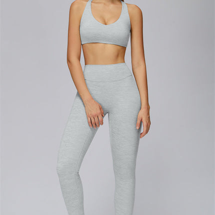 The Radiance Jacket Racerback Sports Bra Leggings 3-Piece Set