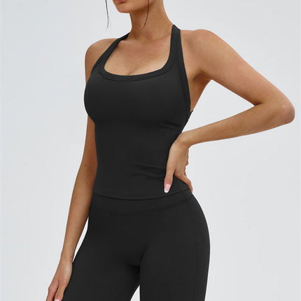 The Slate Y-Back Top