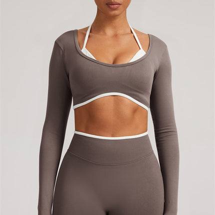 The Elevate New Long Sleeve Crop top