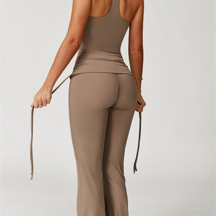 The Echo Tank Top Flared Leggings 2-Piece Set