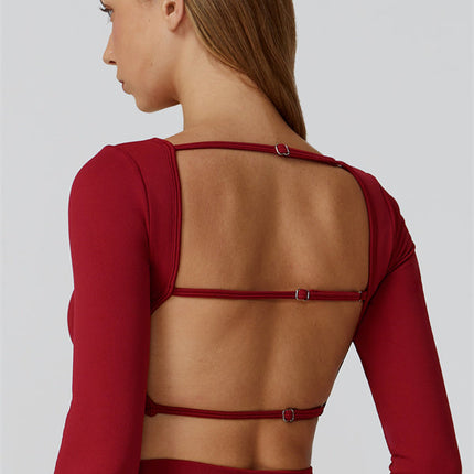 The Reign Long Sleeve Crop Top Leggings 2-Piece Set