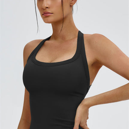 The Slate Y-Back Top Flared Leggings 2-Piece Set
