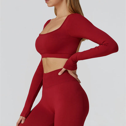 The Reign Long Sleeve Crop Top