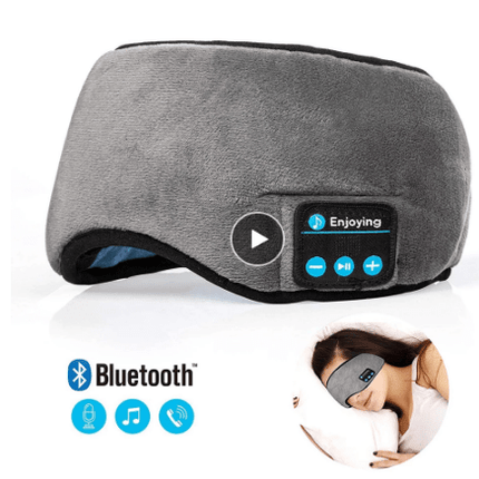 3D Bluetooth Eye Mask Headset With Music