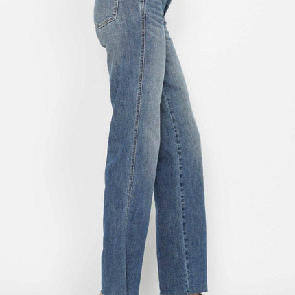 Judy Blue Full Size Tummy Control Straight Women Jeans