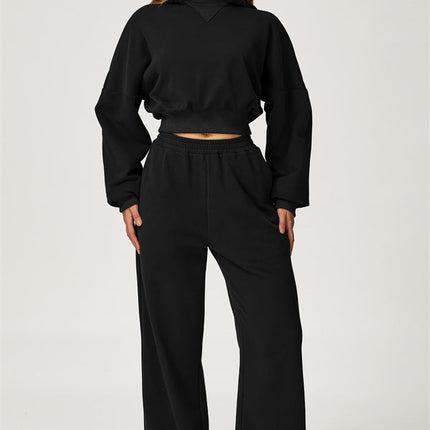 The Axis Crop Hoodie
