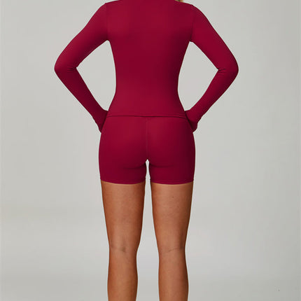 The Seraphine Jacket Sports Bra Shorts 3-Piece Set