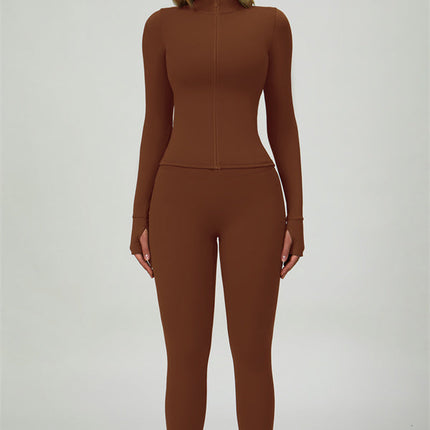 The Seraphine Jacket Sports Bra Leggings 3-Piece Set