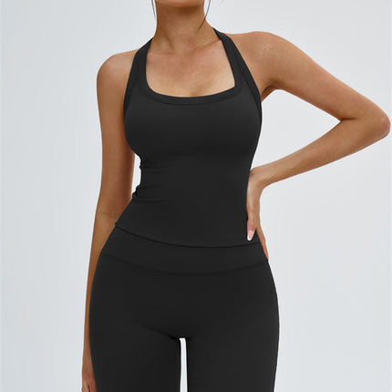 The Slate Y-Back Top