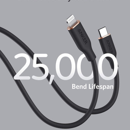 Anker <b>641</b> USB-C to Lightning Cable (Flow, Silicone)