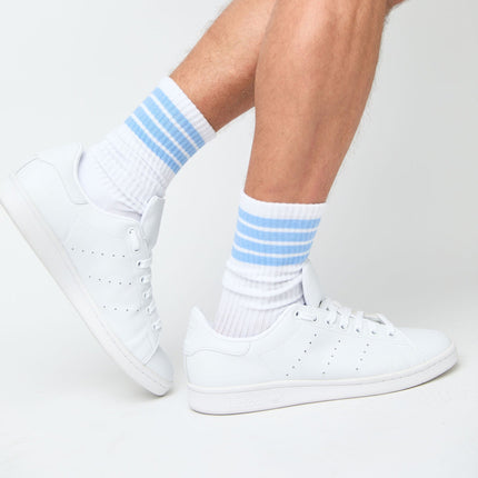 4 Stripe Casual Crew Socks 2-Pack