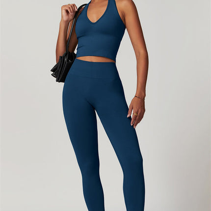 The Delight Halter Top Leggings 2-Piece Set