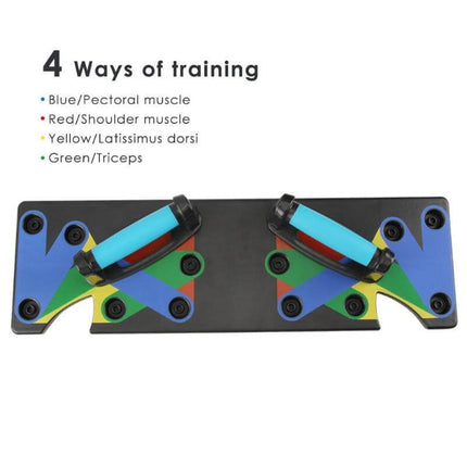Push Up Rack Edge 9 in 1 Body Building Fitness Tools
