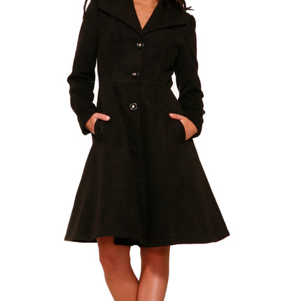 4037 Black Dutches Coat