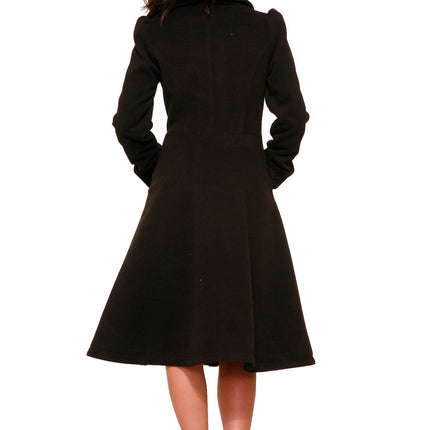 4040 Black Swing Coat