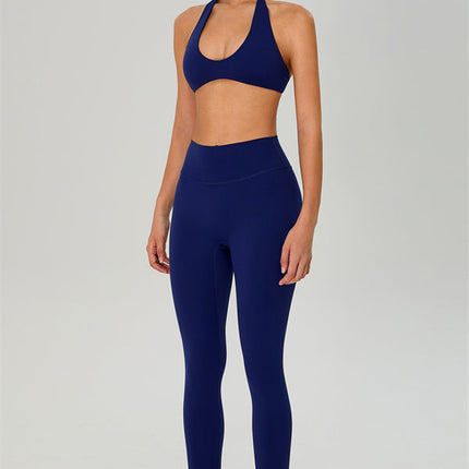 The Solid Sports Bra Leggings 2-Piece Set