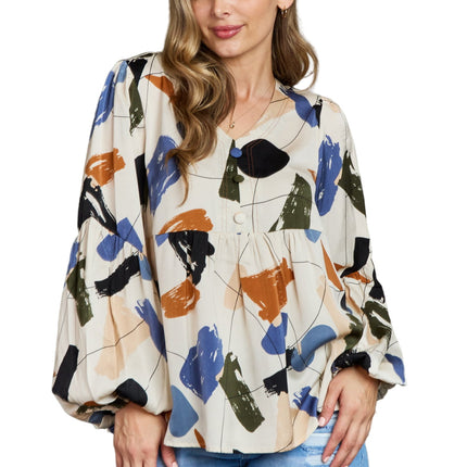 Wishful Thinking Multicolored Printed Blouse