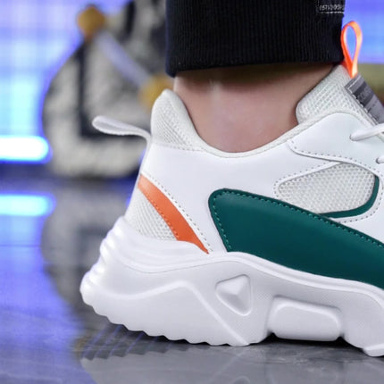 Men's Fashion Platform Sneakers - Casual Athletic Shoes