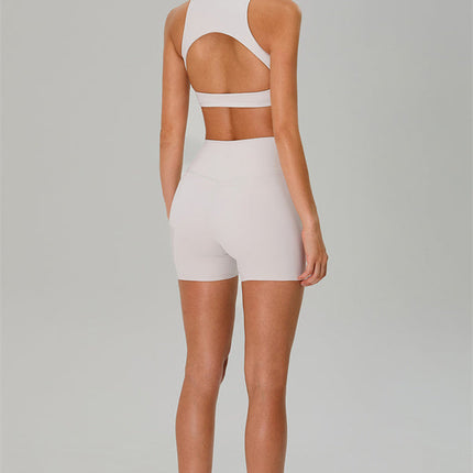 The Jewel Crop Top Crossover Shorts 2-Piece Set