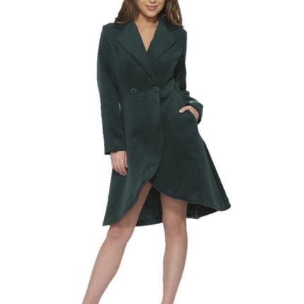 4124 Katherine Coat in Forest Green
