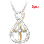Twocolor cross / 6PCS
