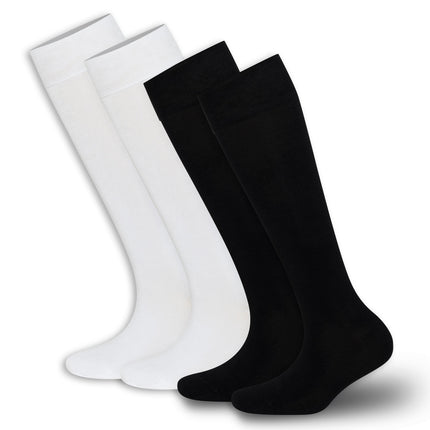 Women’s Bamboo Knee-High Socks 4-Pack – Soft & Breathable