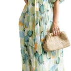 Medium / 1#green Print