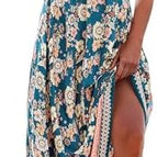 Large / Navy Floral