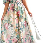 Large / 1#multi Green-print