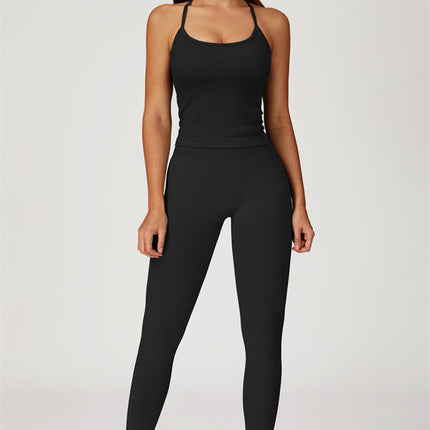 The Sculpt Crop Top Leggings 2-Piece Set