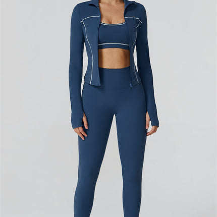 The Venus Zip Top Leggings 2-Piece Set