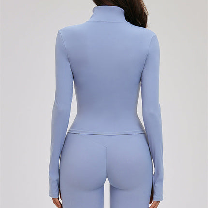 The Kinetic Zip Jacket Cross Back Sports Bra Leggings 3-Piece Set
