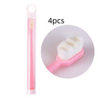 4pcs Wavy pink
