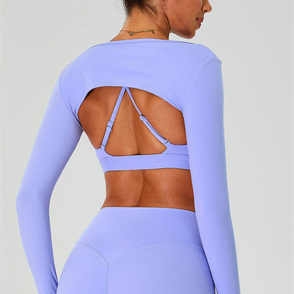 The Ember Sports Bra Crop Top Shorts 3-Piece Set