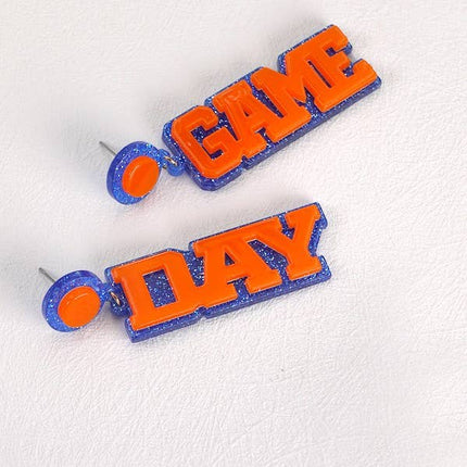 SPARKLING GLITTER  GAME DAY EARRINGS | 80E1946