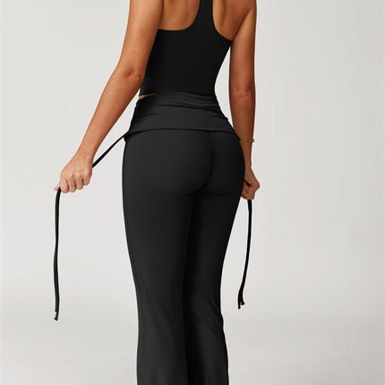 The Echo Tank Top Flared Leggings 2-Piece Set