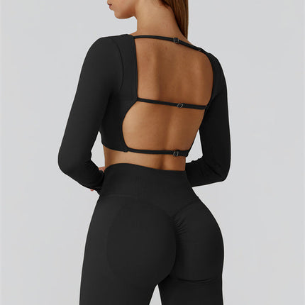 The Reign Long Sleeve Crop Top Leggings 2-Piece Set