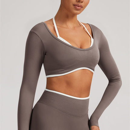 The Elevate New Long Sleeve Crop top