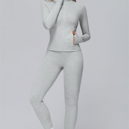The Radiance Jacket Sports Bra Leggings 3-Piece Set