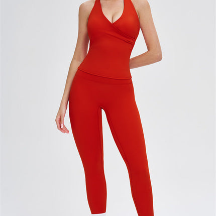 The Stride Crop Top Isabella Leggings 2-Piece Set