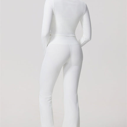 The Daze Zip Jacket Flared Leggings 2-Piece Set