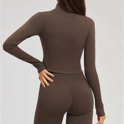 The Sizzle Zip Jacket Flared Leggings 2-Piece Set