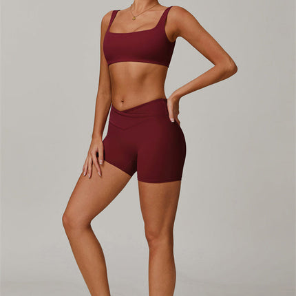 The Halo Sports Bra Shorts 2-Piece Set