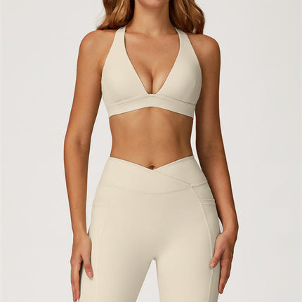 The Glacier Sports Bra Flared Leggings 2-Piece Set
