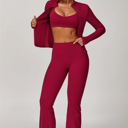 The Refresh Sports Bra Flared Leggings 2-Piece Set
