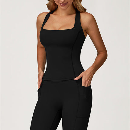 The Glacier Crop Tank Leggings 2-Piece Set