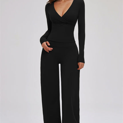 The Twirl Long Sleeve T-shirt New Straight Leg Pants 2-Piece Set