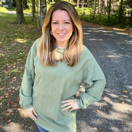 Comfy Corded Crewneck