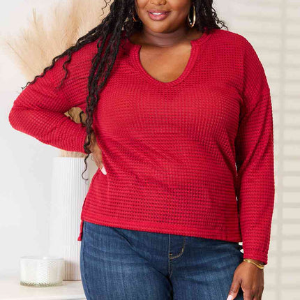 Culture Code Full Size Wide Notch Relax Women Top