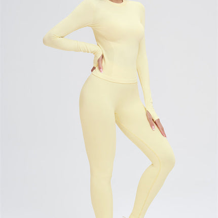 The Whim Long Sleeve T-shirt Leggings 2-Piece Set